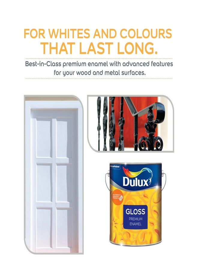 ديولكس دولوكس جلوس | طلاء مينا فاخر للديكور والحماية | مثالي لطلاء الأدوات المنزلية والأثاث المصنوع من الفولاذ والخشب والألومنيوم، 1 لتر، بني داكن - Image 3